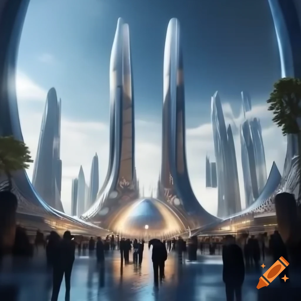 Luxury city design for futuristic world in 100 years