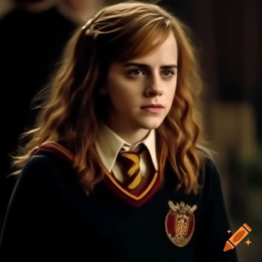 Emma Watson as Hermione Granger in Hogwarts