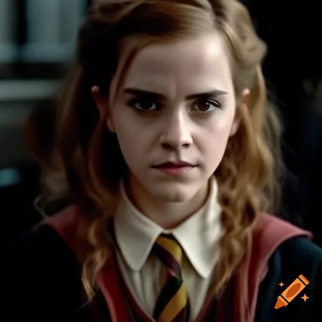 Emma Watson as Hermione Granger in Hogwarts