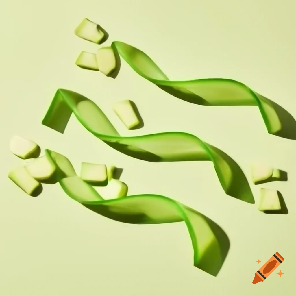 Sour cucumber candy strip