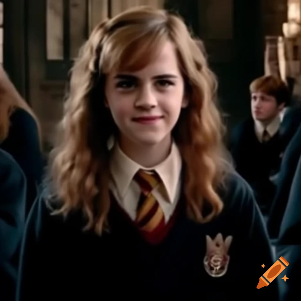 Emma Watson as Hermione Granger smiling