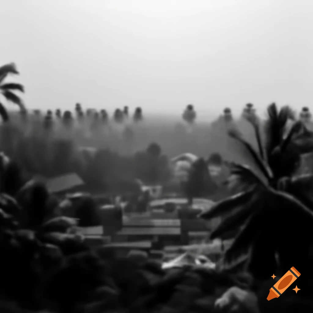 1980s town scene in Kerala, India
