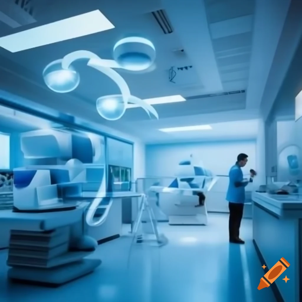 AI-driven healthcare revolution with diagnostics, personalized medicine, and telehealth
