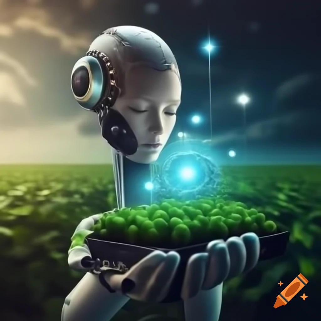 AI technology revolutionizing farming with crop optimization and automation