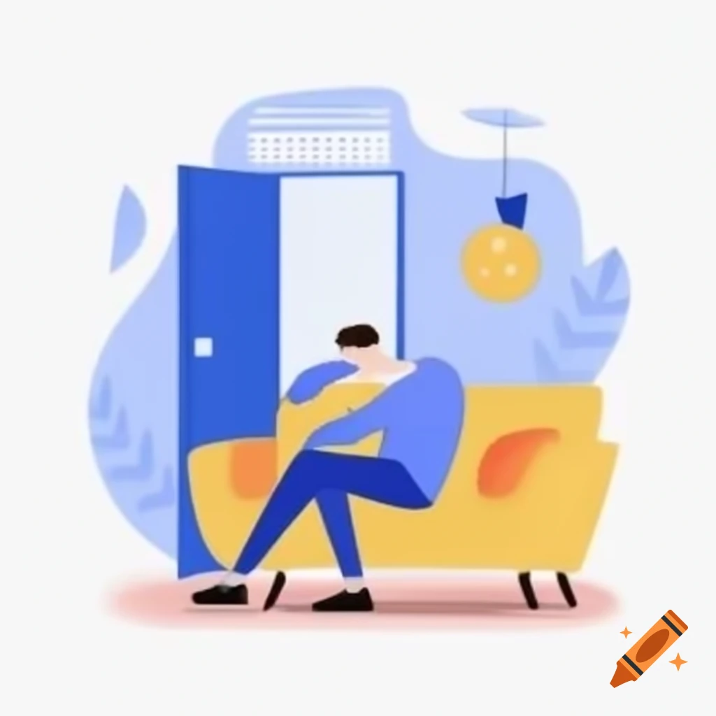 Man resting on sofa while watching door worth 700 euros