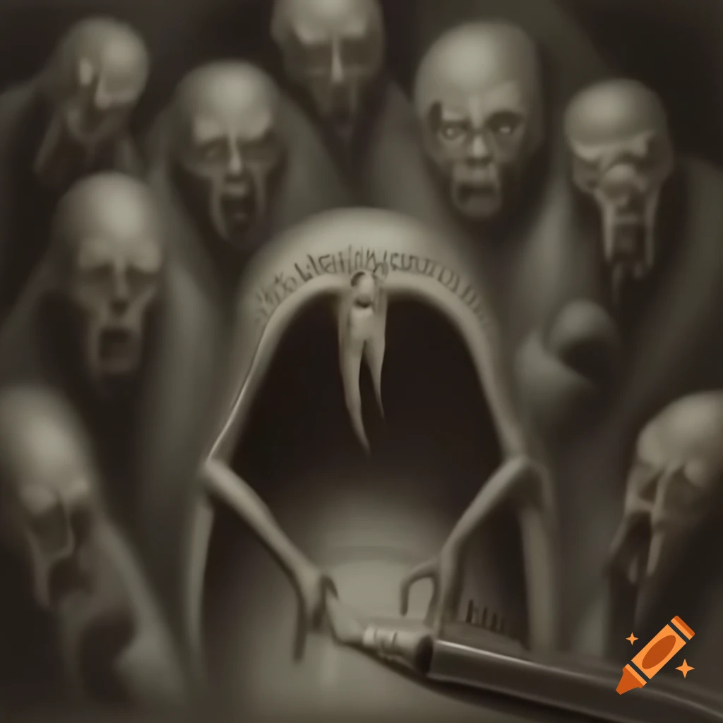 Allegorical pencil drawing of Gregor's transformation in Kafka's Metamorphosis