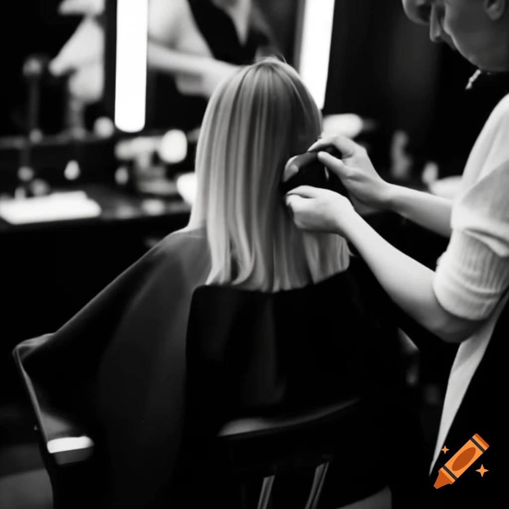 Elisabeth Olsen getting a bob haircut on live talk show set