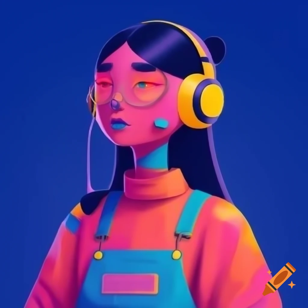 Premium NFT artwork featuring female influencers for digital media