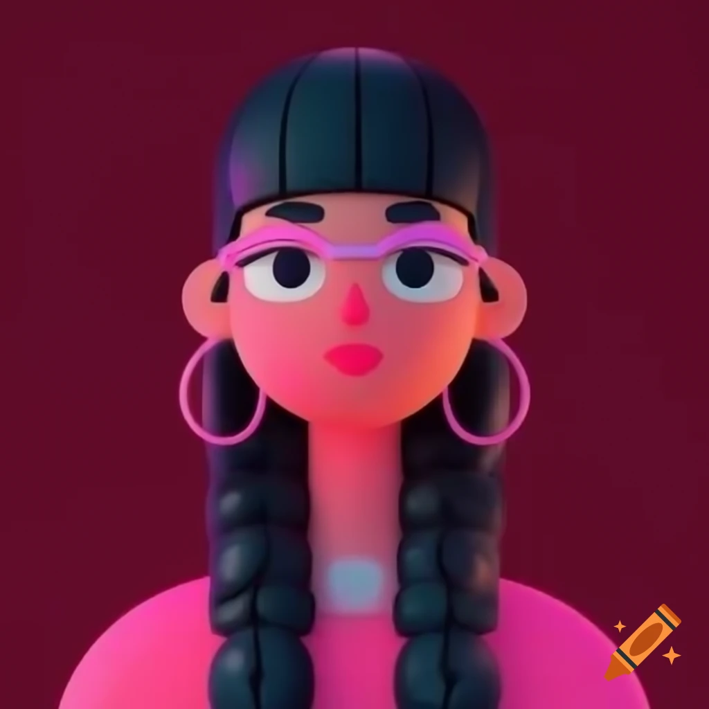 Premium NFT artwork featuring female influencers for digital media