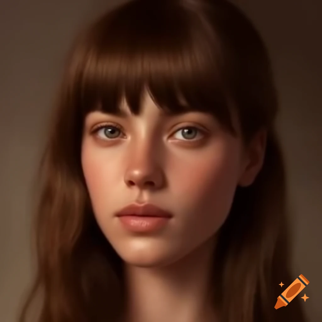 Woman with brown hair, 35 years old