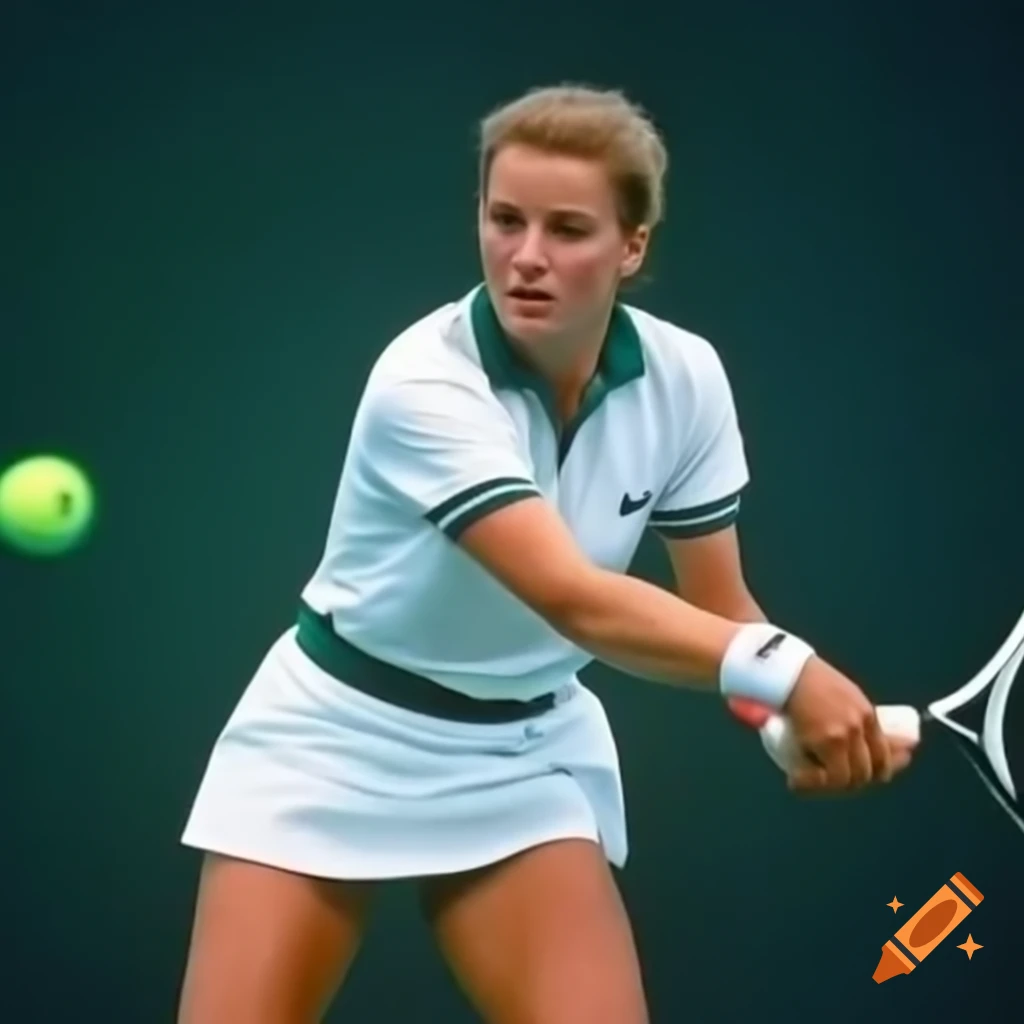 Jodie Cromer playing tennis on the court