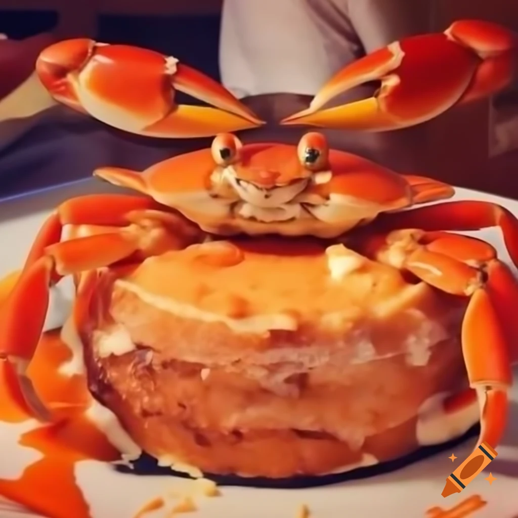 Delicious crab cake served on a plate