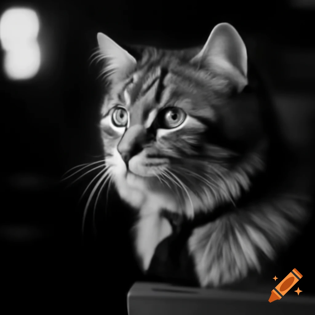 Mock film poster for 'Missing Rene' featuring a fluffy feline