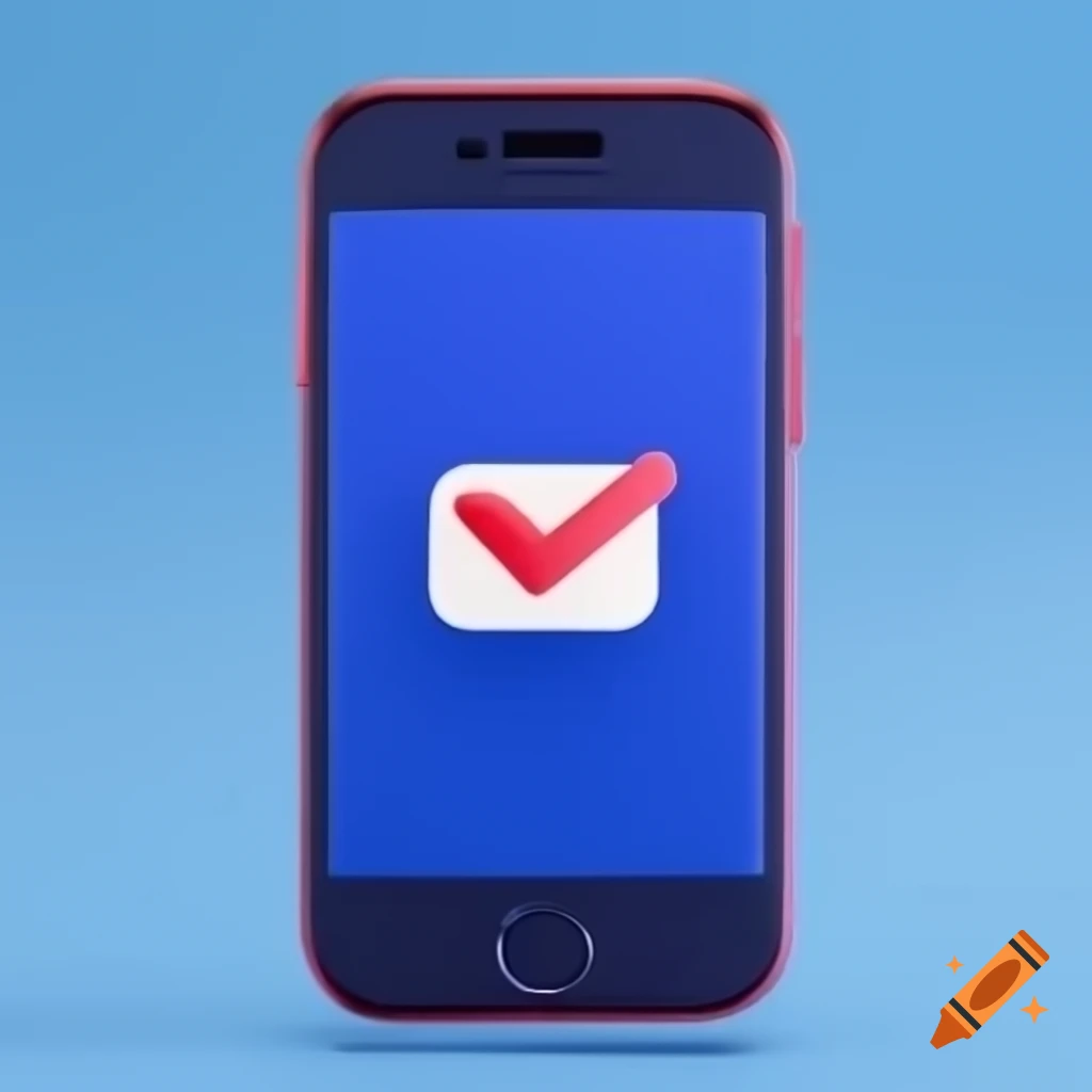 Phone illustration featuring message logo and notification alerts