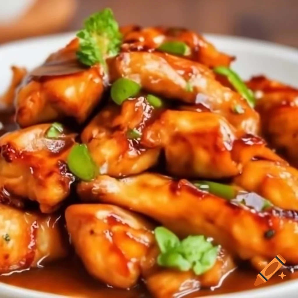 Delicious teriyaki chicken dish