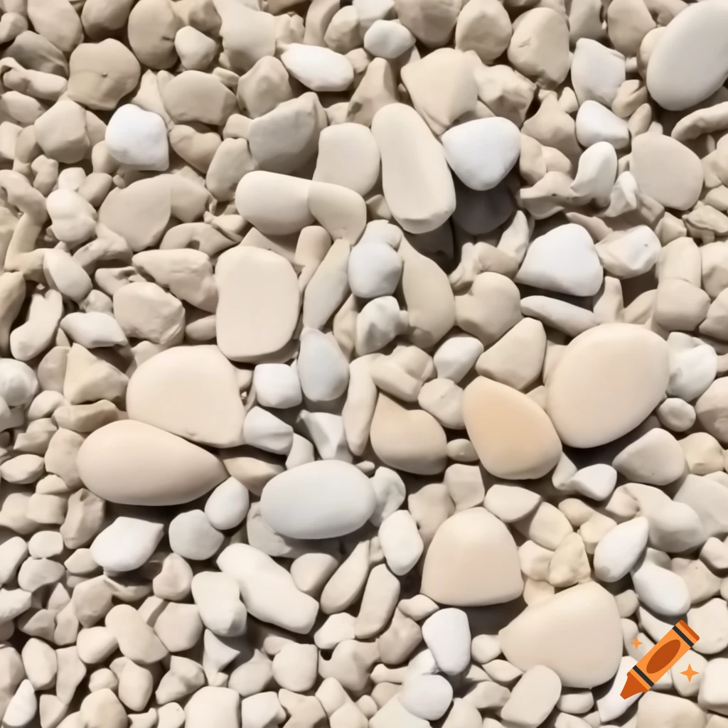 Desert landscape with stone and sand minerals