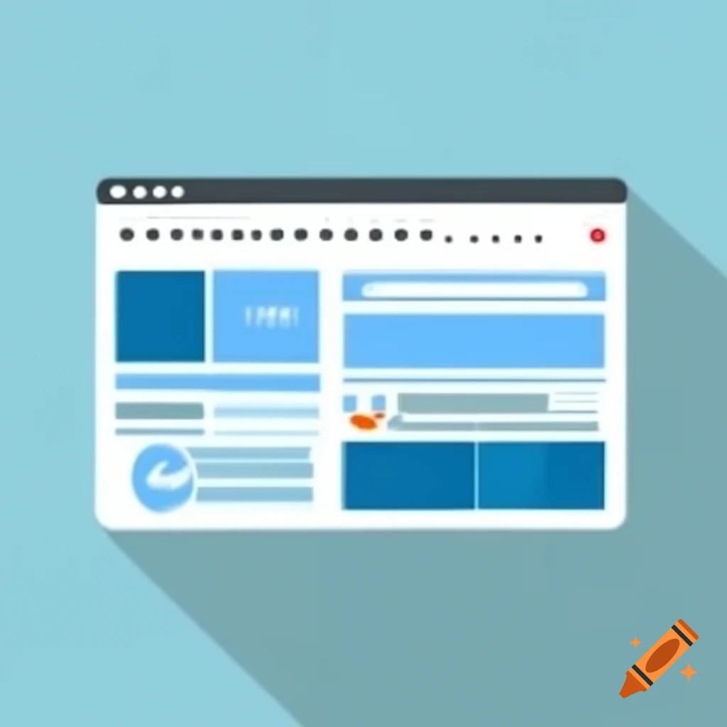 Web dashboard design for UTM automation settings with modern flat UI