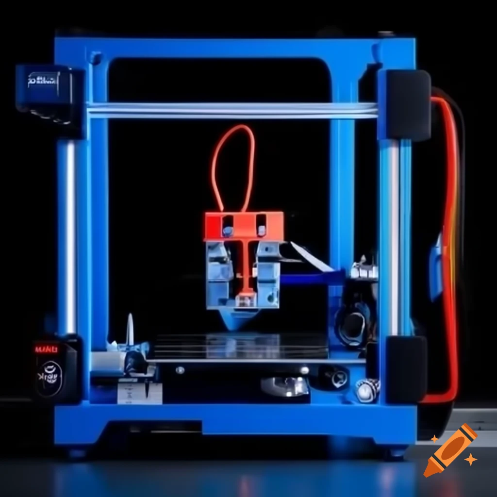 3D printed chassis by technician