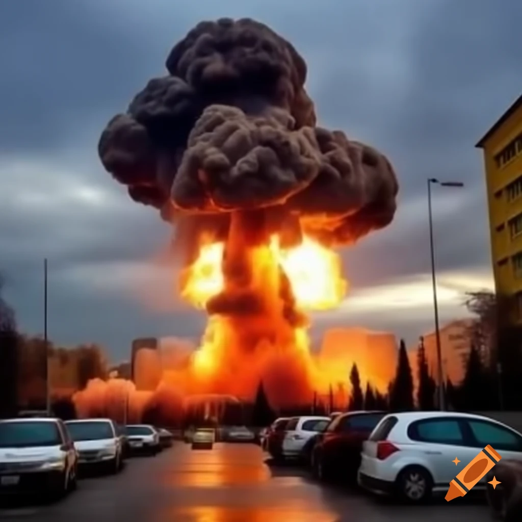 Large explosion near parked cars in Sofia, Bulgaria