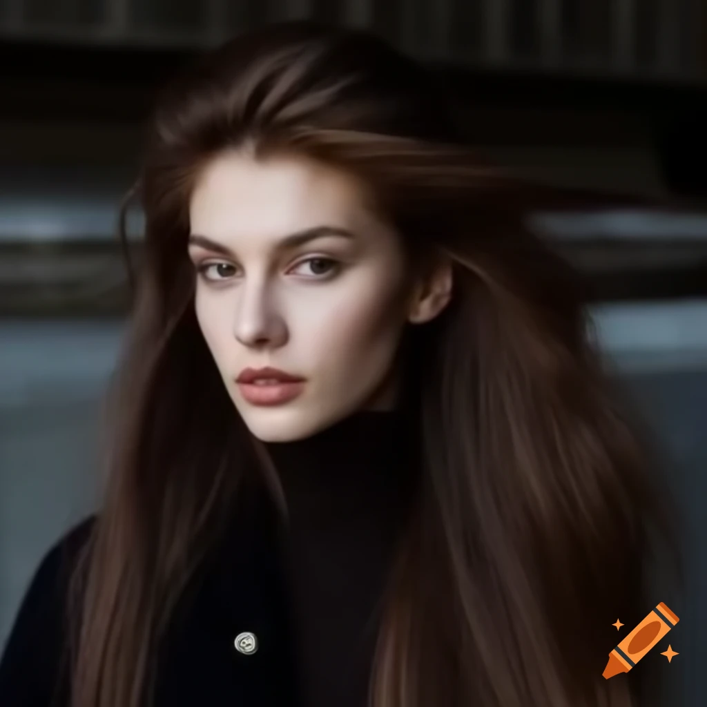Fashionable Russian women in street style outfits with ponytail hairstyles