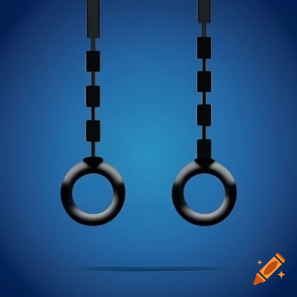 Gymnastic suspension rings for strength training