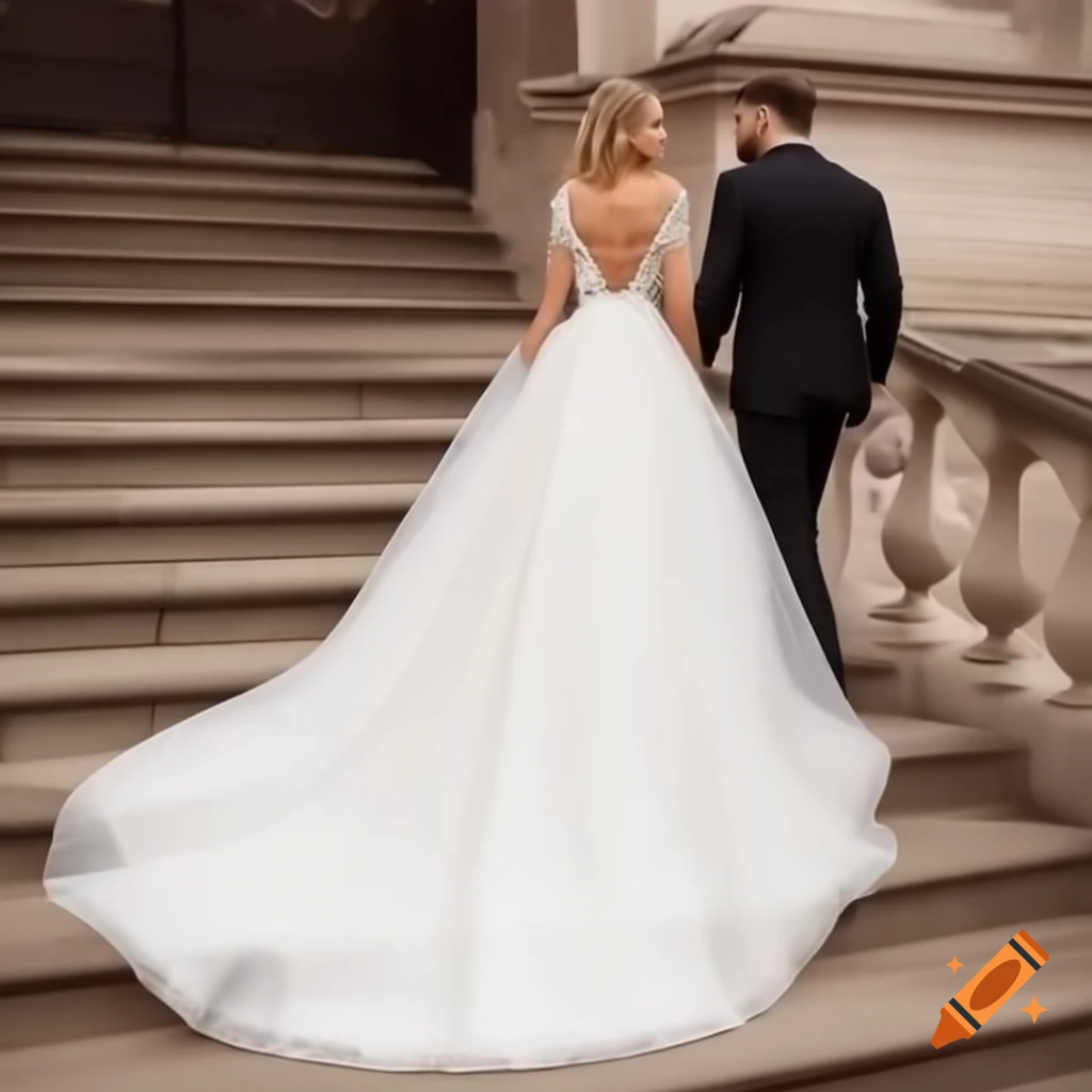Elegant wedding dress design