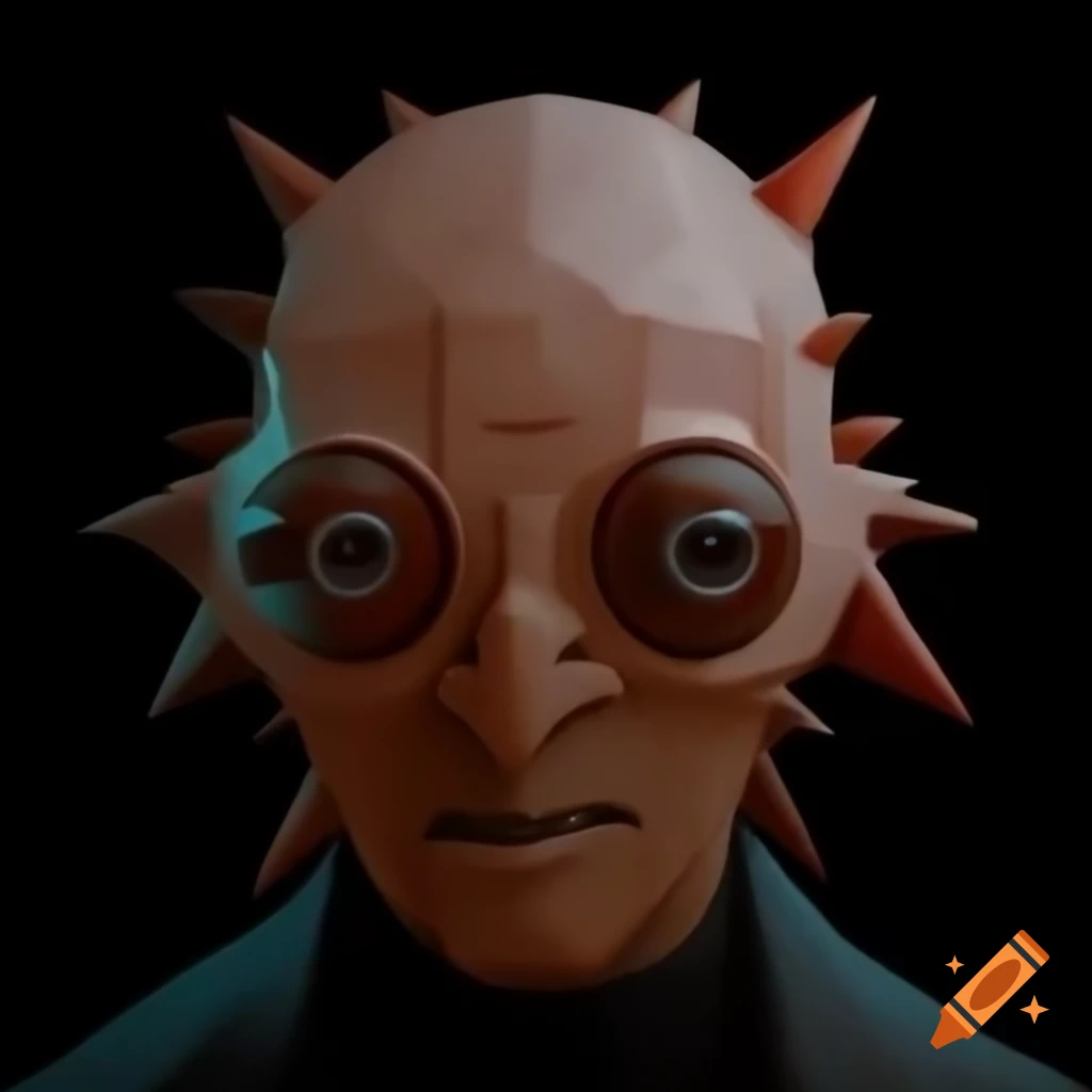 Digital painting of Measurably Unusual Taerntym in Keyforge art style