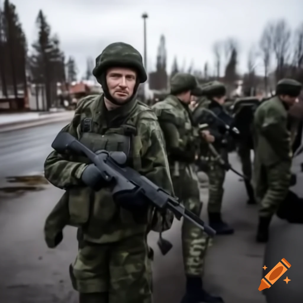Armed Forces operation in Veikkola, Finland