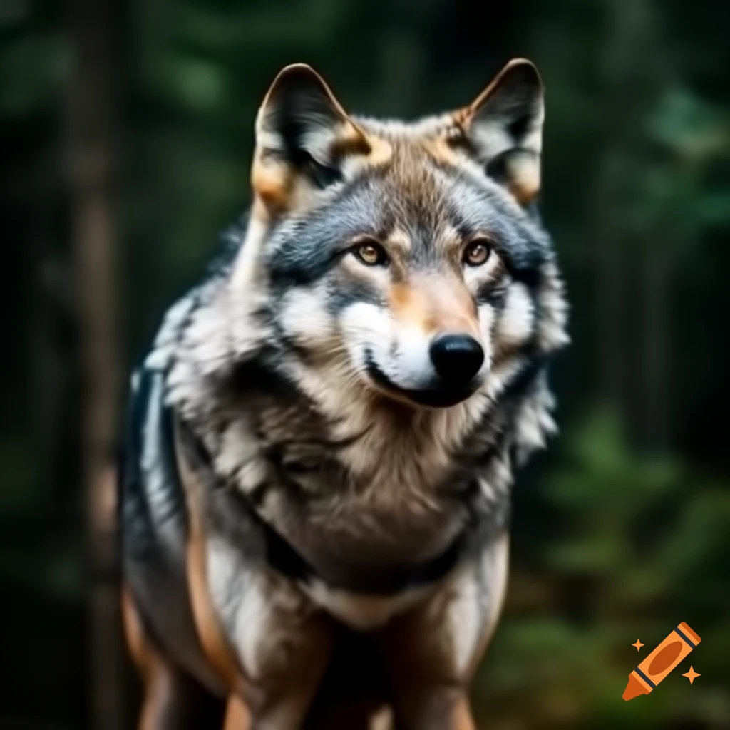 Dire wolf illustration