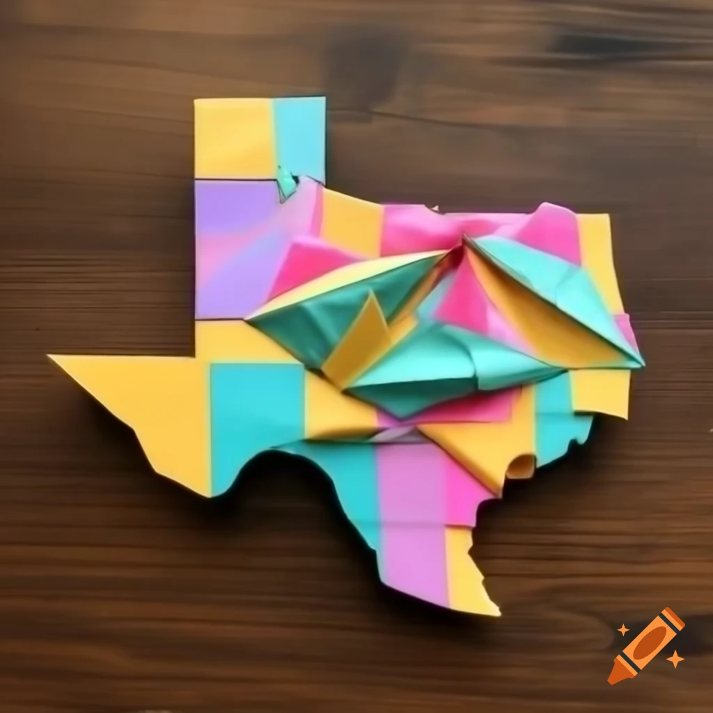 Origami art inspired by Texas