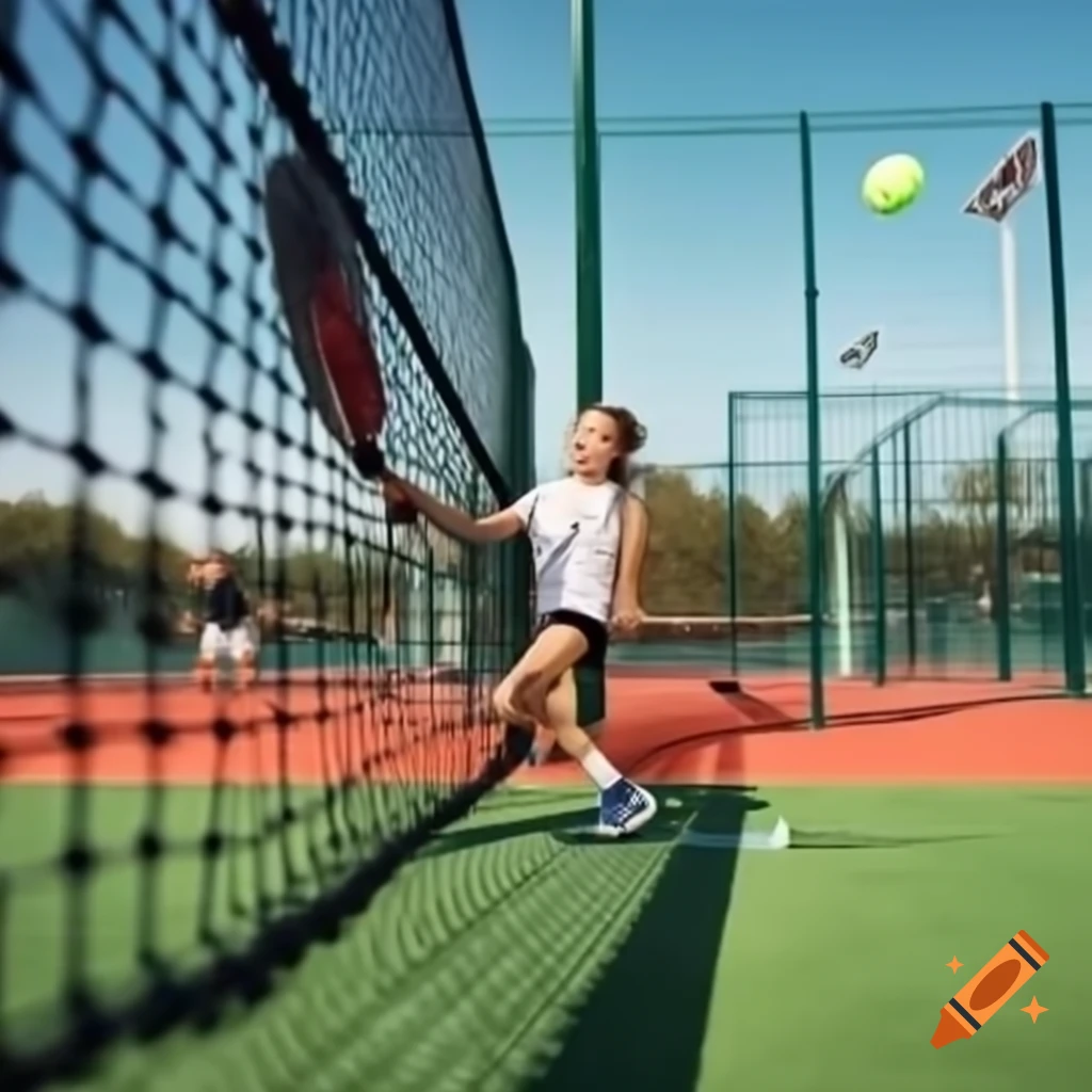 Padel tournament featuring players in action