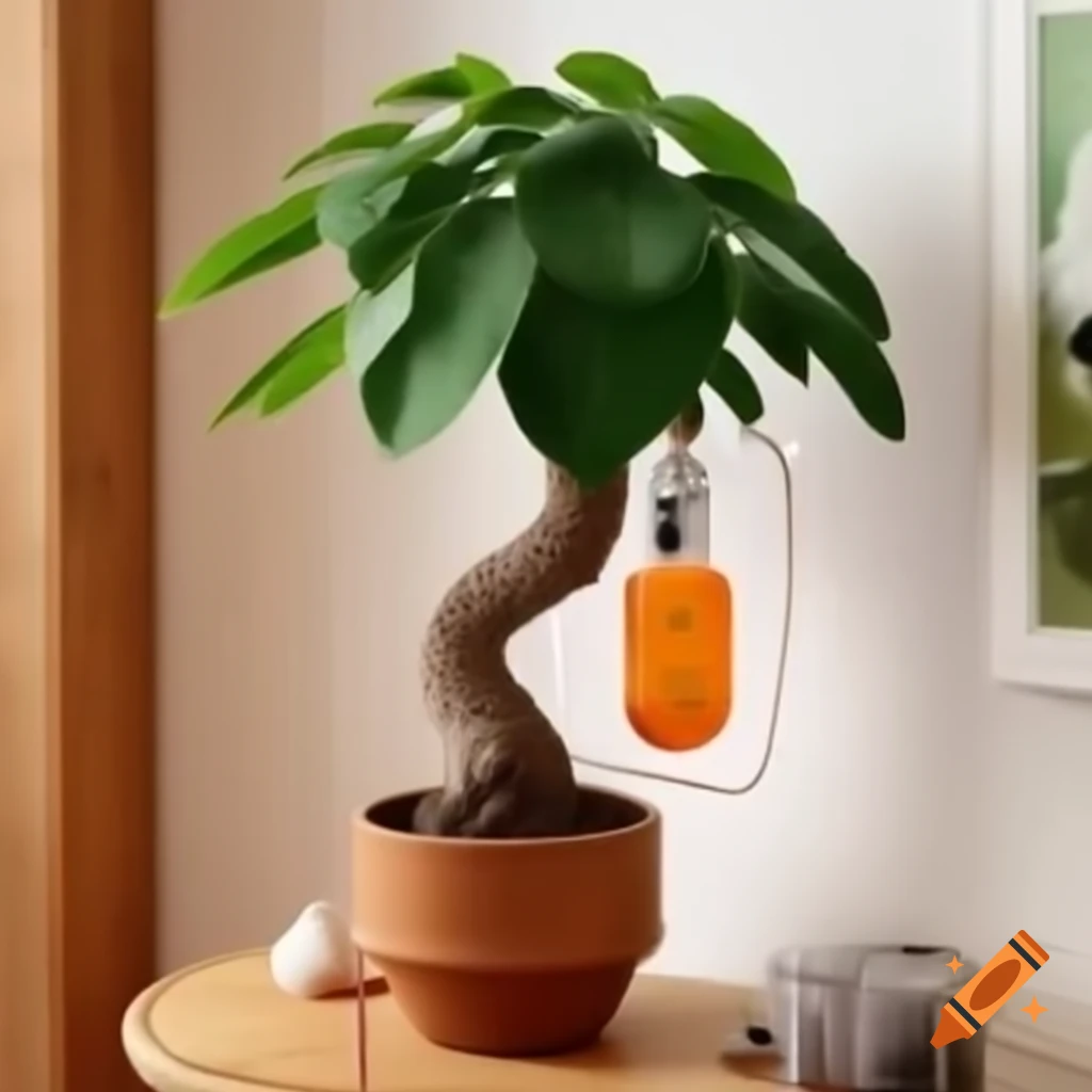 Artificial tree with oxygen buds designed for home environments