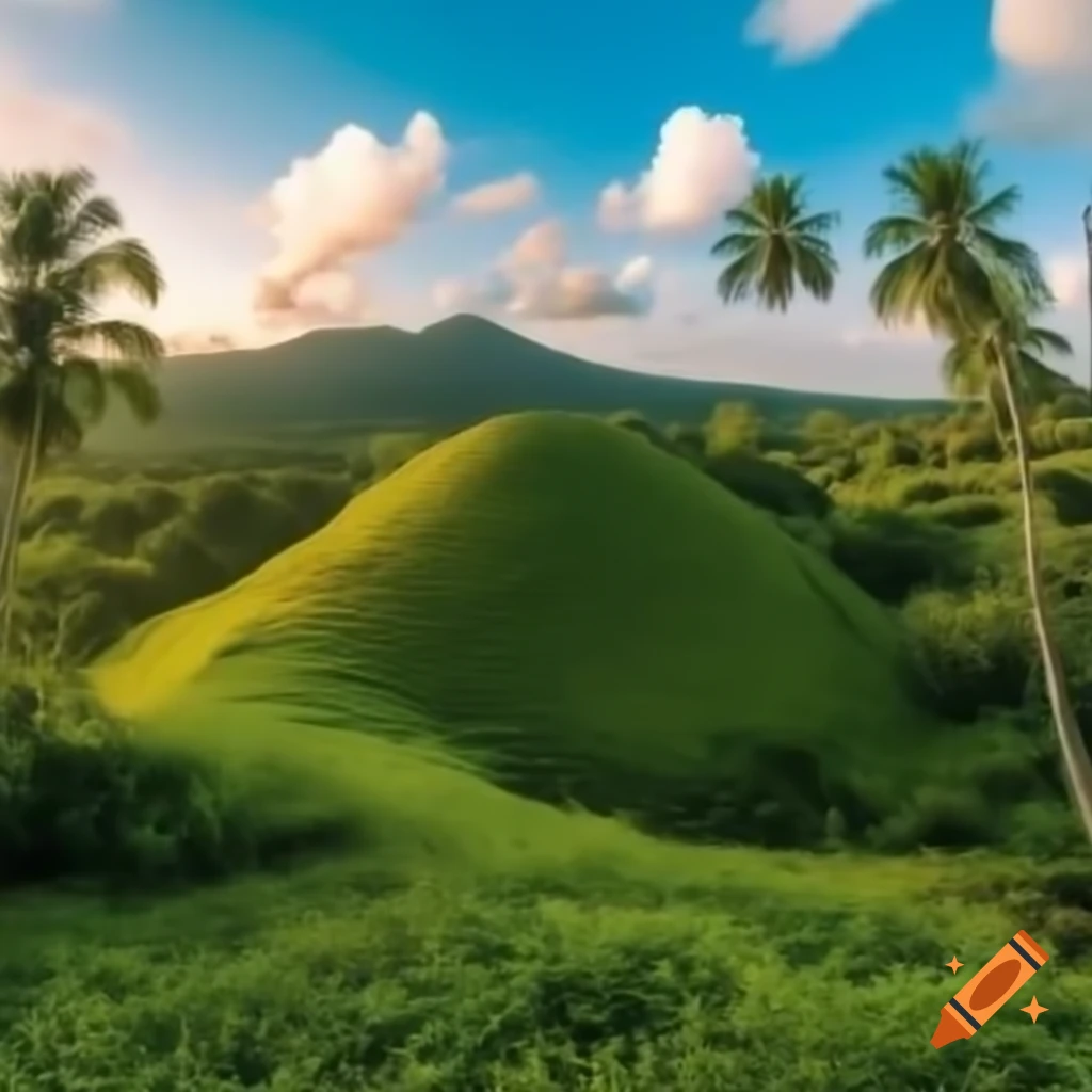 Chocolate Hills landscape in Bohol