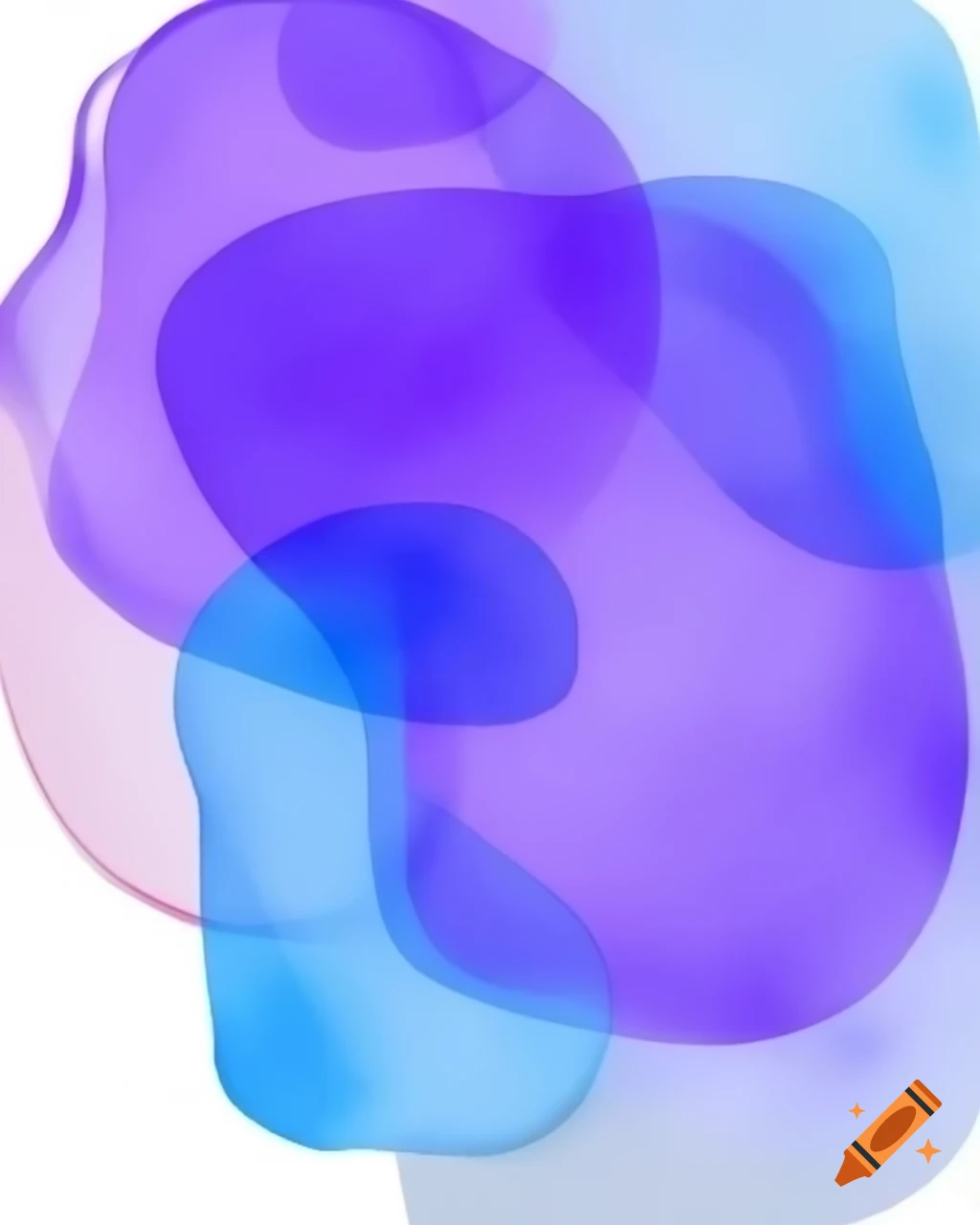 Abstract representation of blues art