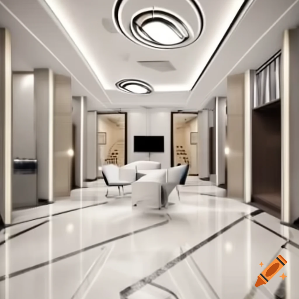 Modern oncology clinic with 30 floors and luxurious design