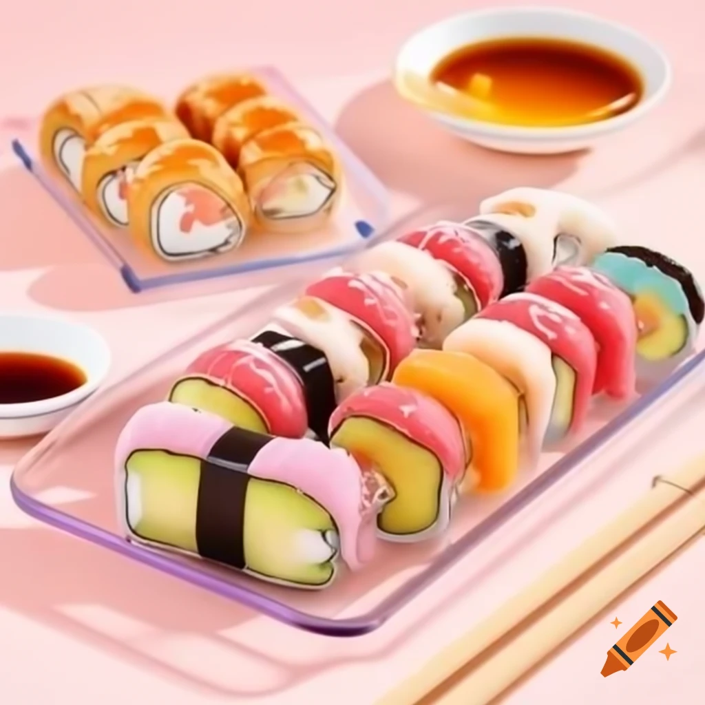 Unique dessert idea combining Pan de Sal and sushi
