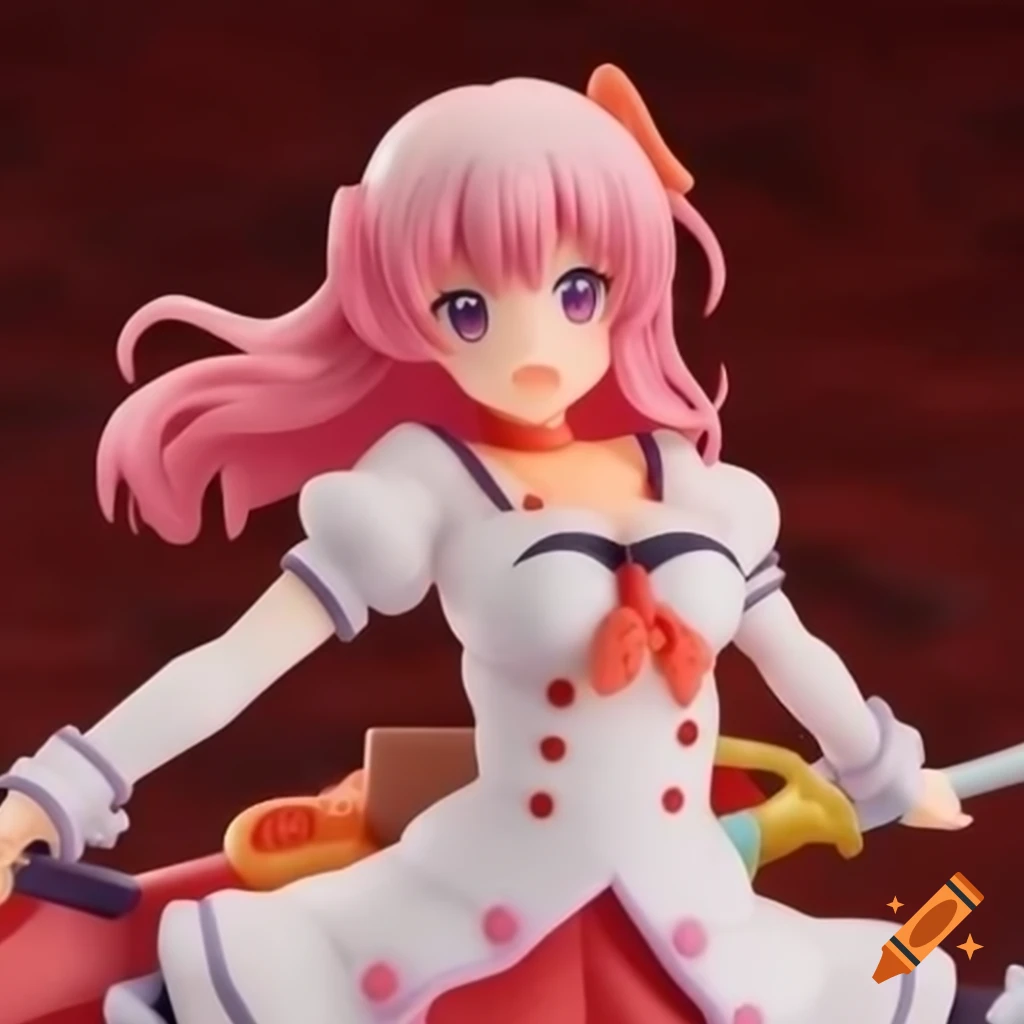 Bootleg anime figurine of a female character